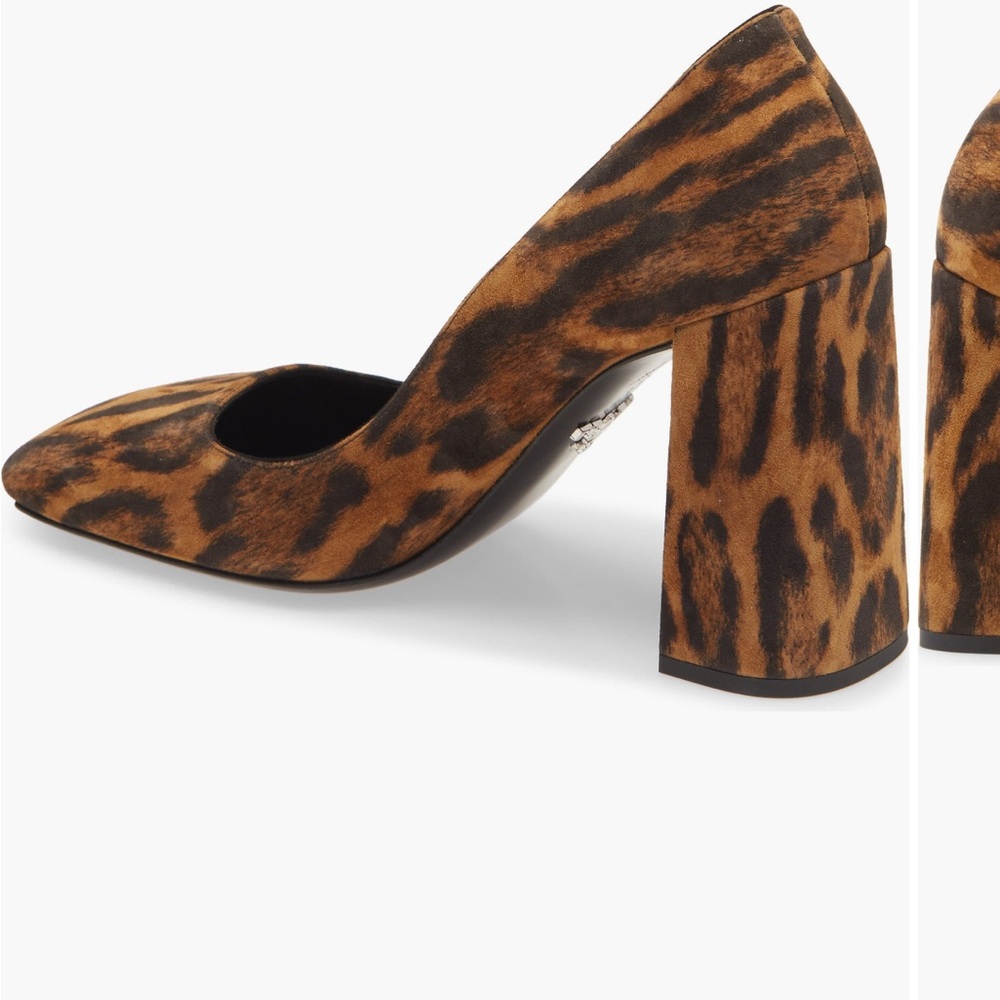 Prada Leopard Print Block Heels - Picture 2 of 6